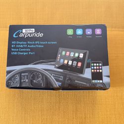 Carpuride W901 Pro 9″ Portable CarPlay/Android Auto – Like New + All Accessories