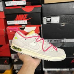 Nike Off White Dunk Lot 17 size 10.5 USED But Clean