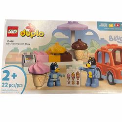 Bluey Ice Cream Truck Playset - Pink, Yellow, Brown, Red, Blue