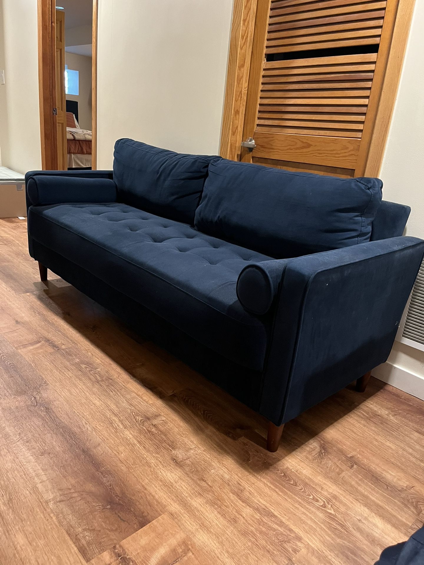 Living Room Couch (built-in charging port)