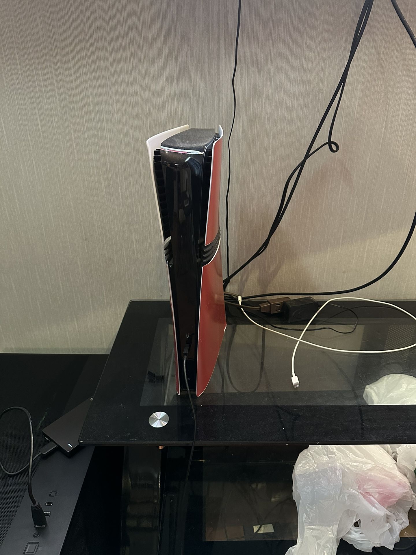 PlayStation 5 Pro (1TB) – Like New – Red Faceplate – No Controller