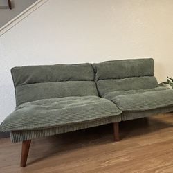 Green Corduroy Futon – $125 (Porterville)