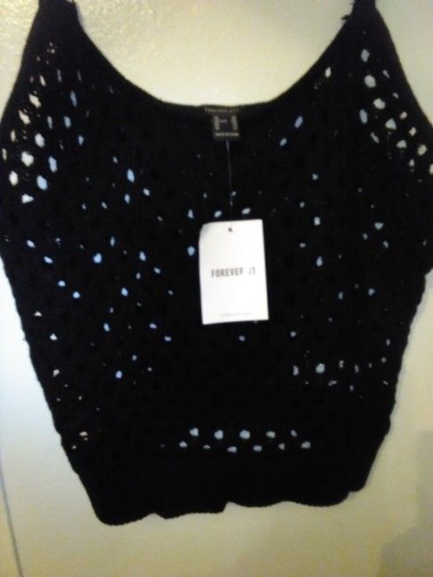 Fishnet Sweater Top Brand New