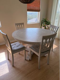 Table and 4 chair set
