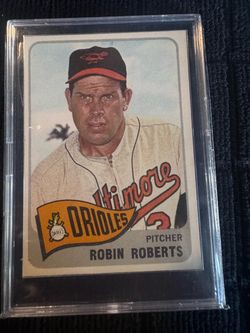 Robin Roberts Baltimore Orioles Baseball Card