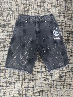 Hellstar denim shorts (s)