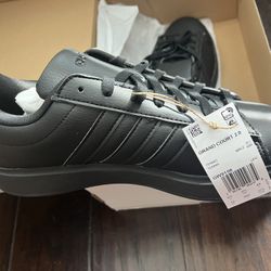 Adidas Men's GRAND COURT 2.0 'Black Shoes Size 10