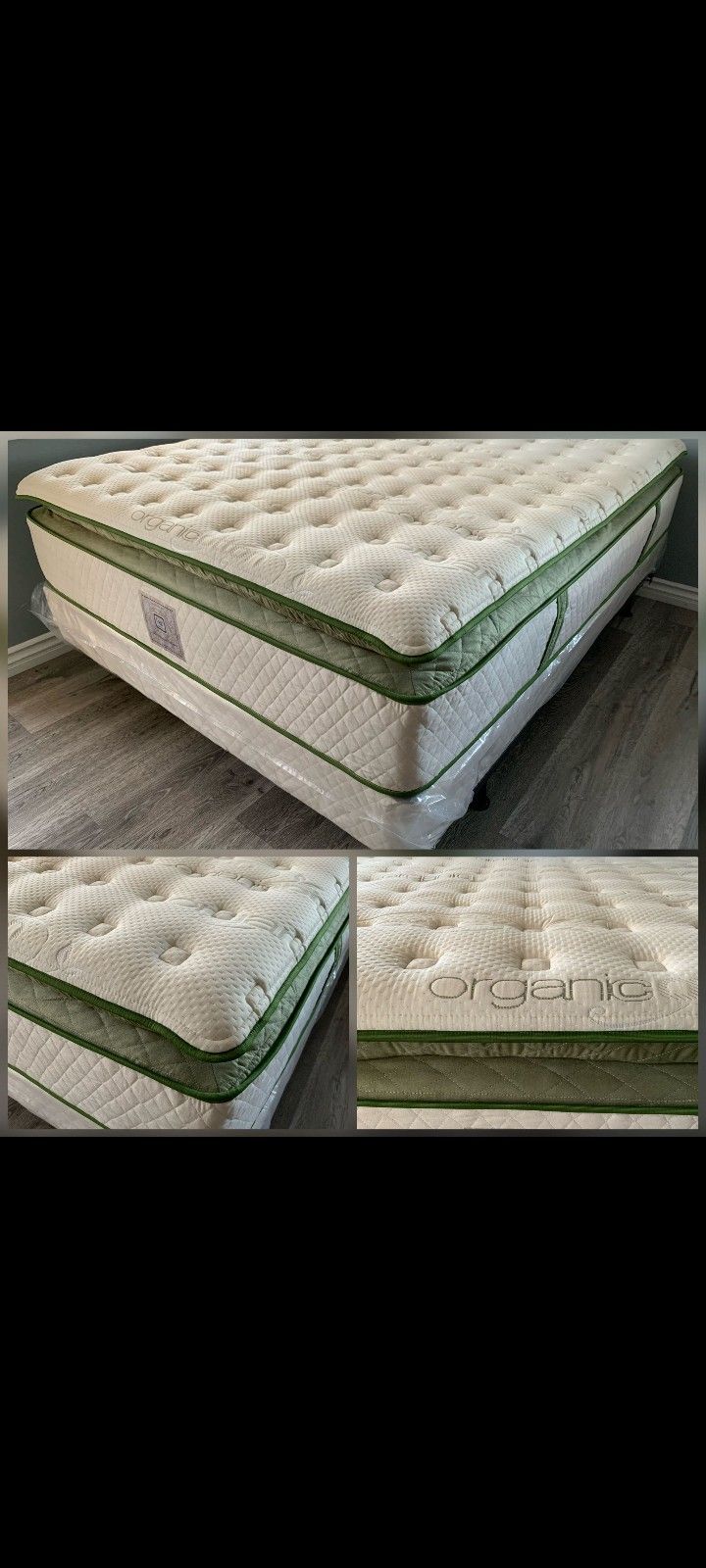 Full Organic Hybrid Gel Pillowtop Matres!!!!