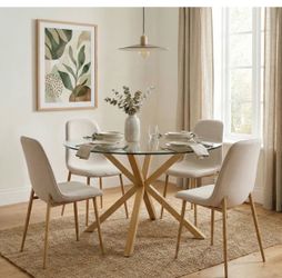 Dining table with chairs