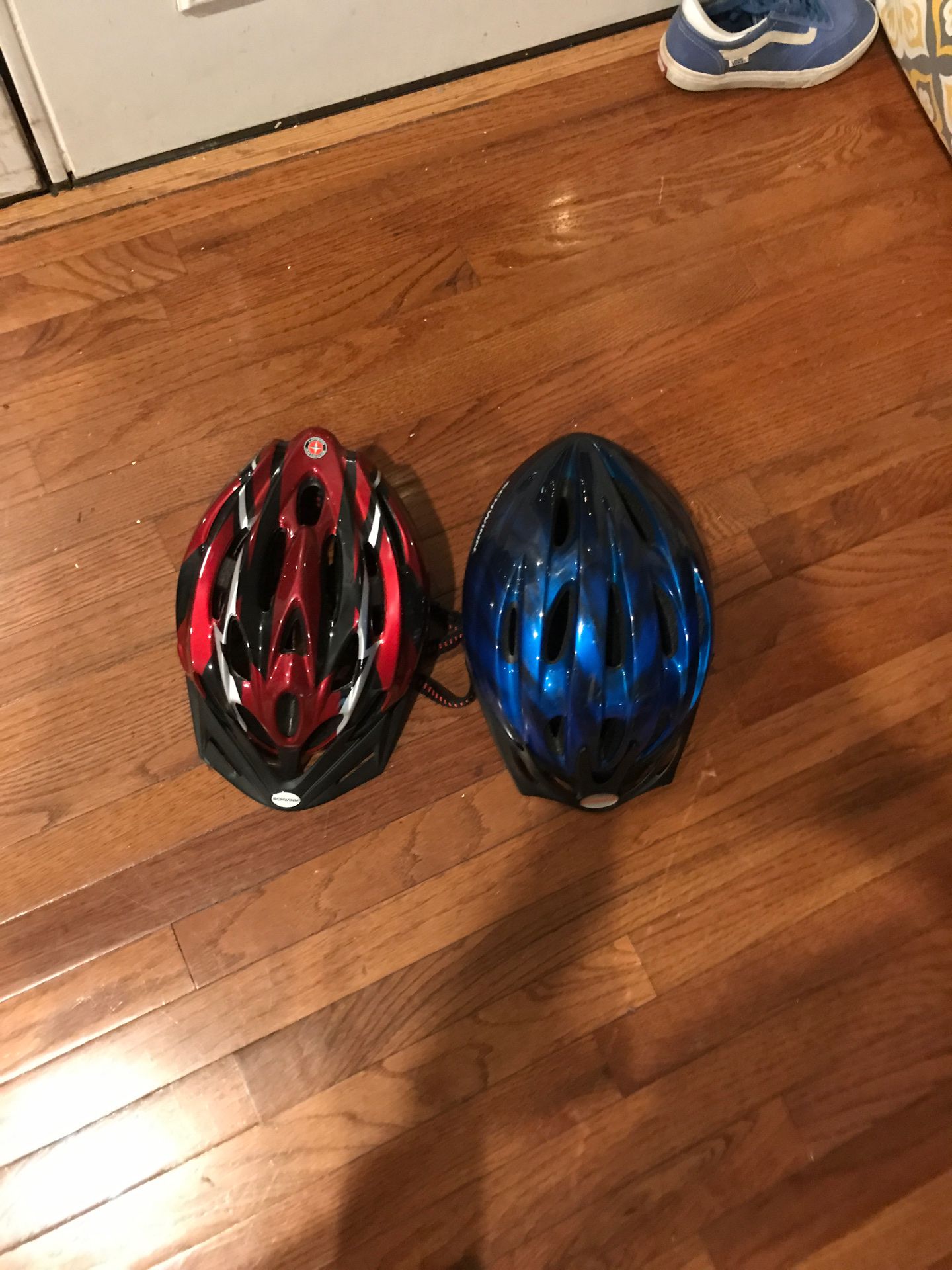 2 Schwann bike helmets