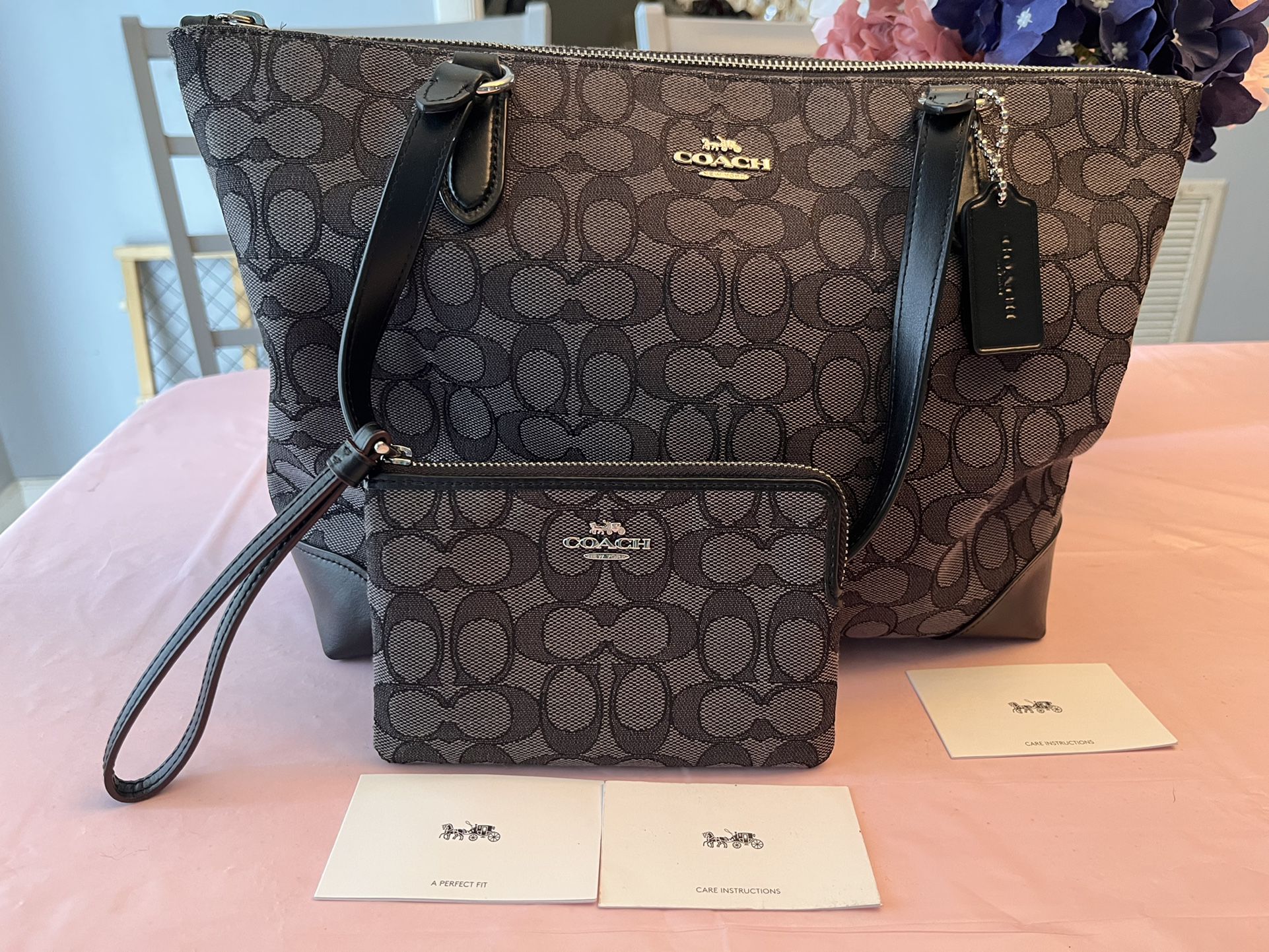 Coach Purse And Mini Wallet