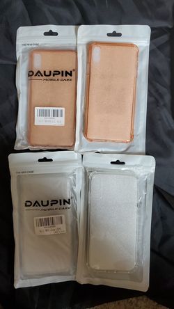 Iphone xs max 6.5 inch. Pink and clear $5 each