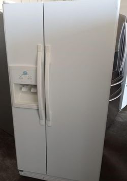 Roper Side By Side White Fridge
