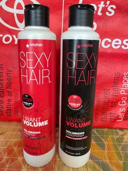 Sexy hair shampoo & conditioner - volumizing