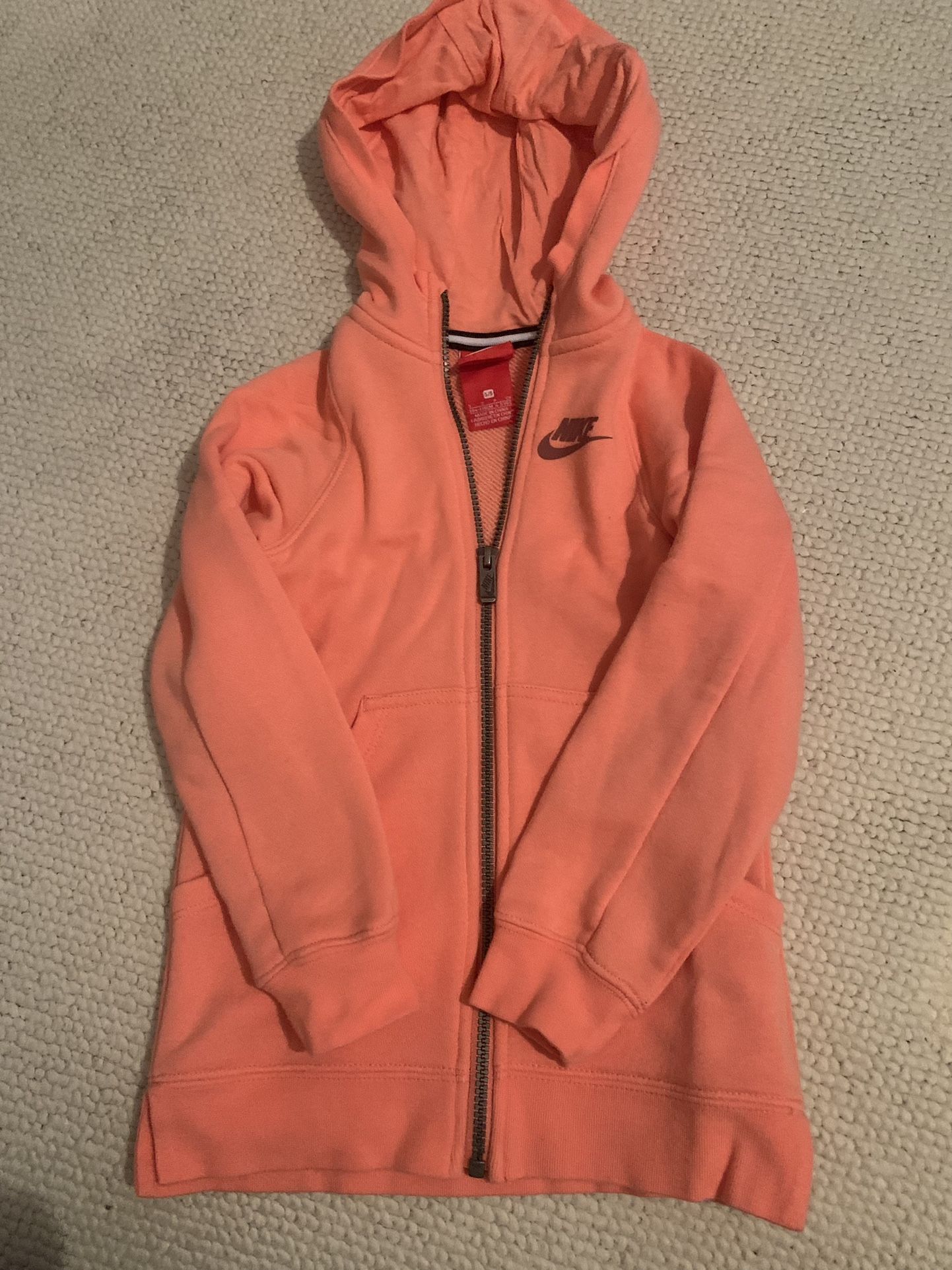 Girls Size 5/ Small Nike Zipper Jacket Sweatshirt