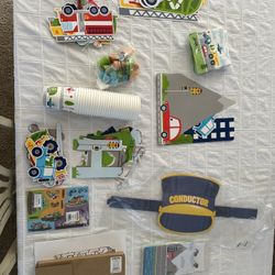 Transportation Themed Birthday Party Stuff