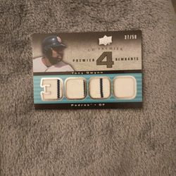 Tony Gwynn Card Number Pr4 TG