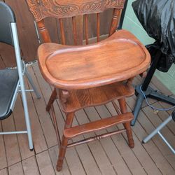 Reduce Price 110 Refurbished Baby Hi Chair Polyurethane Shine