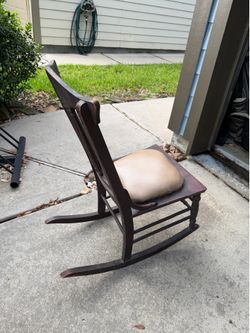 Antique sewing chair