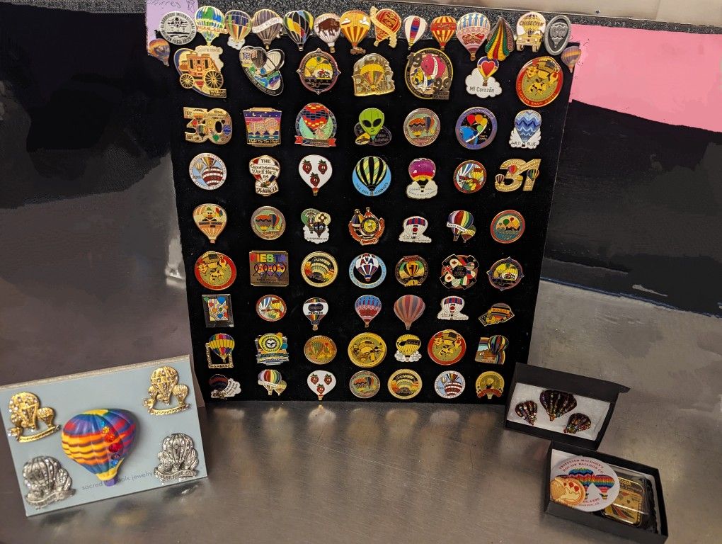 Huge Lot of Balloon Fiesta Pins
