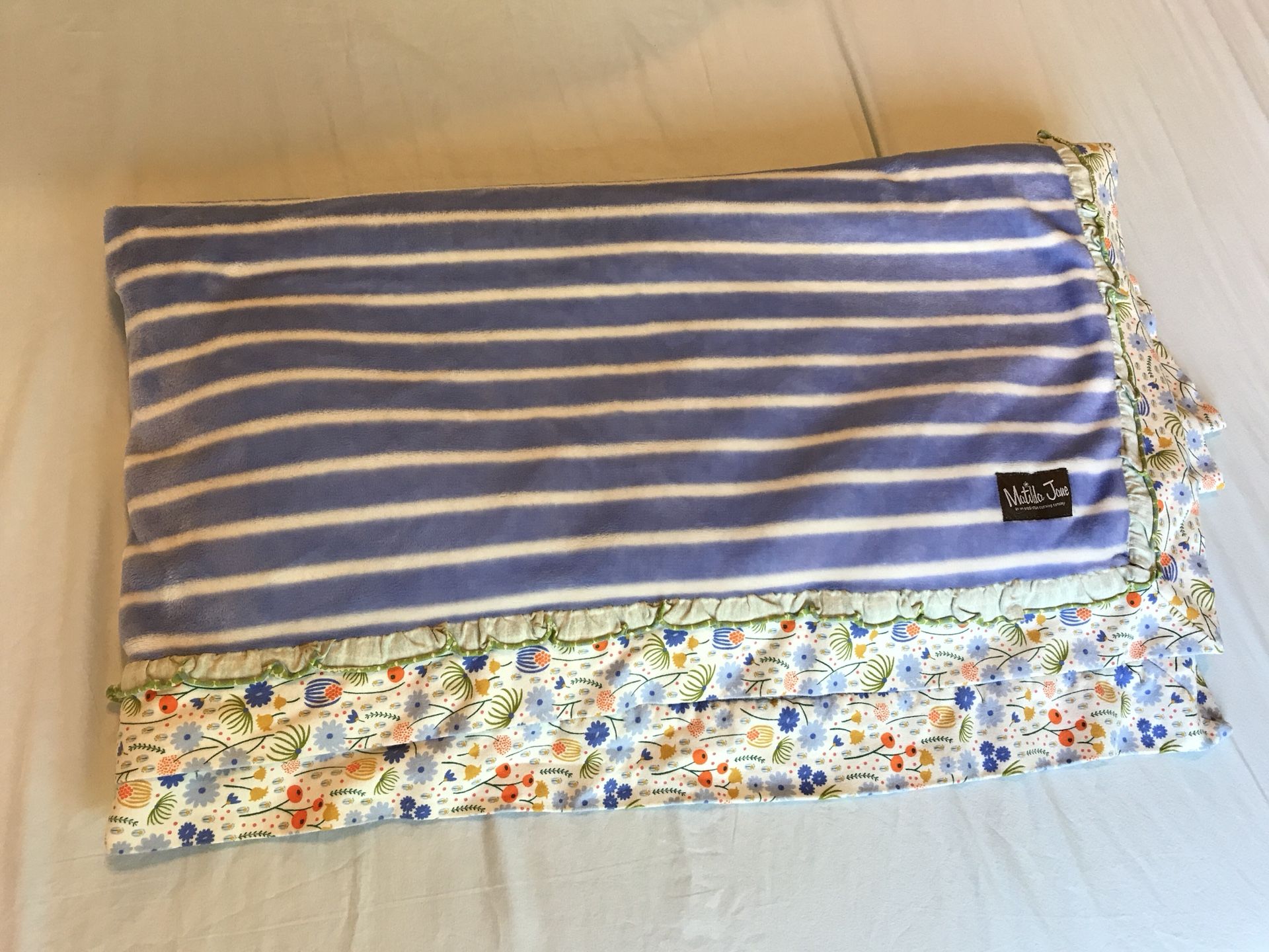 Matilda Jane Truth or Dare Blanket Excellent Like New Condition