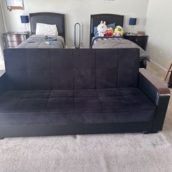 Sofa and Bed– Full Size Bed $149