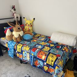 Children's Bed With Night Stand And LED Light