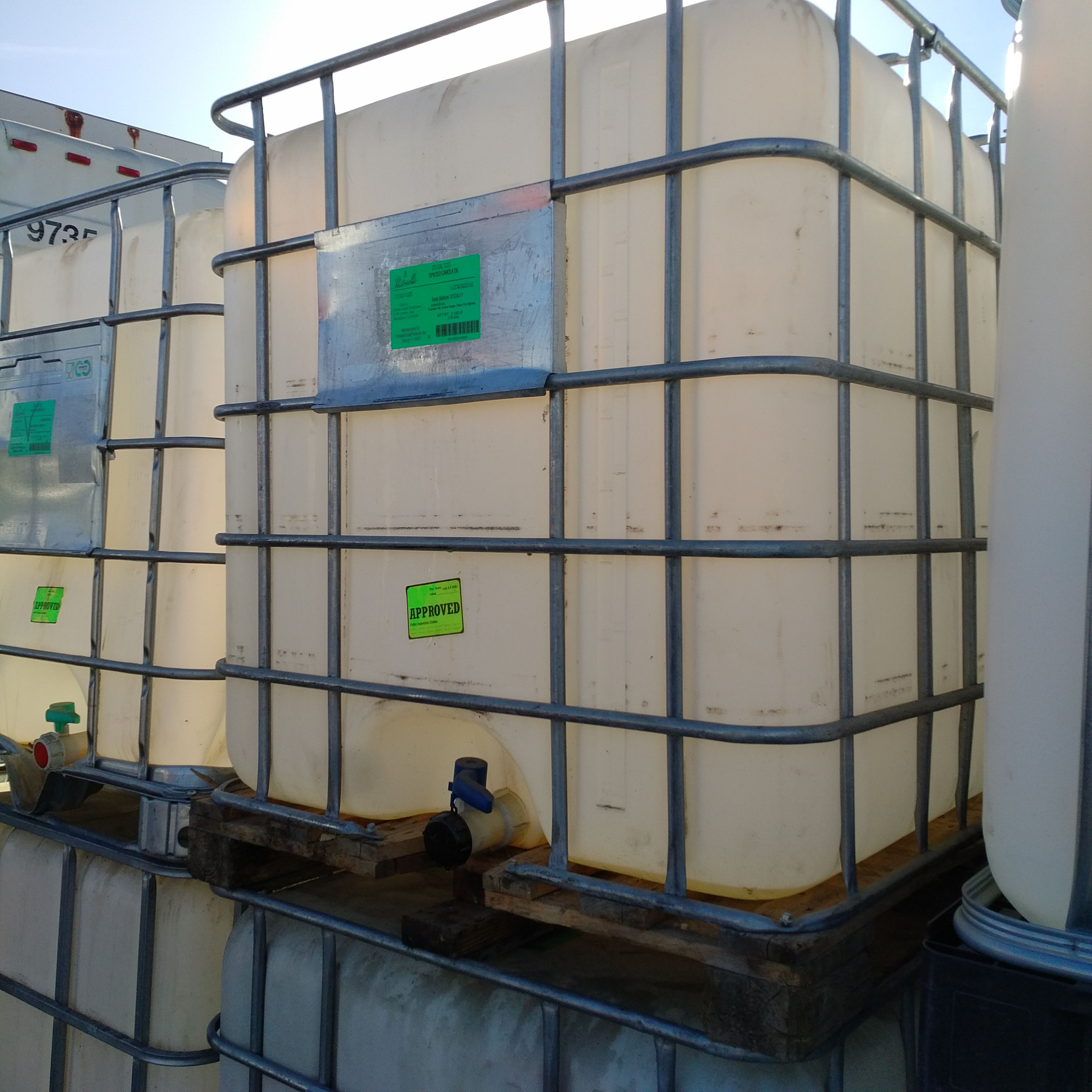 Ibc tote food grade pallet tank
