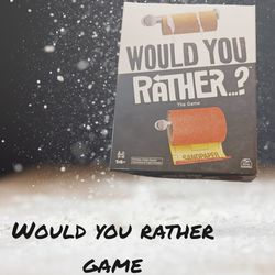 Would U Rather Game 