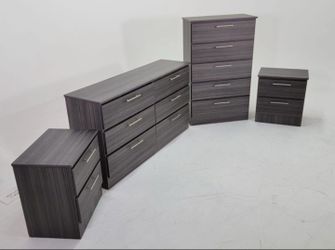 Dresser, chest and 2 nightstands - Cómoda , Gavetero y 2 mesitas de noche