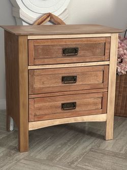 Beautiful vintage coastal nightstand