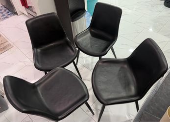 Black chairs