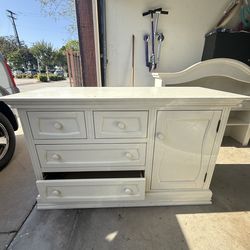 Dresser drawer and hutch
