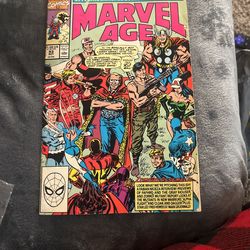 Marvel Age Vintage Comic 1990