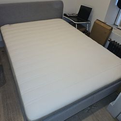 Full Size Mattress + Bed Frame