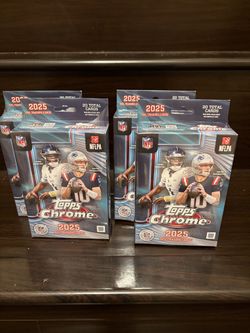 2025 Topps Chrome NFL Hanger Boxes Sale!