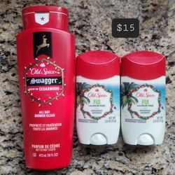 Old Spice Bodywash/Deodorants Bundle