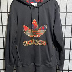 Adidas Men’s Hoodie Tiger accents Chinese New Year Black Size S