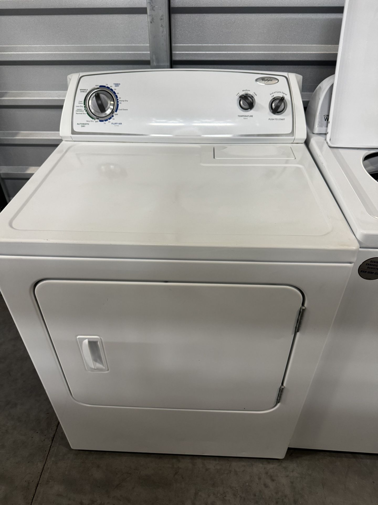 Whirlpool Dryer 30 Day Warranty 