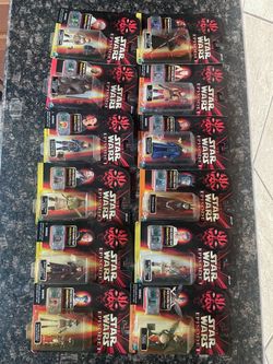 Vintage 1999 Star Wars Episode I Action Figure Collection – 14 Figures – Sealed