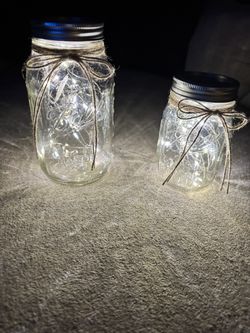 Fairy Lit Mason Jar Decor