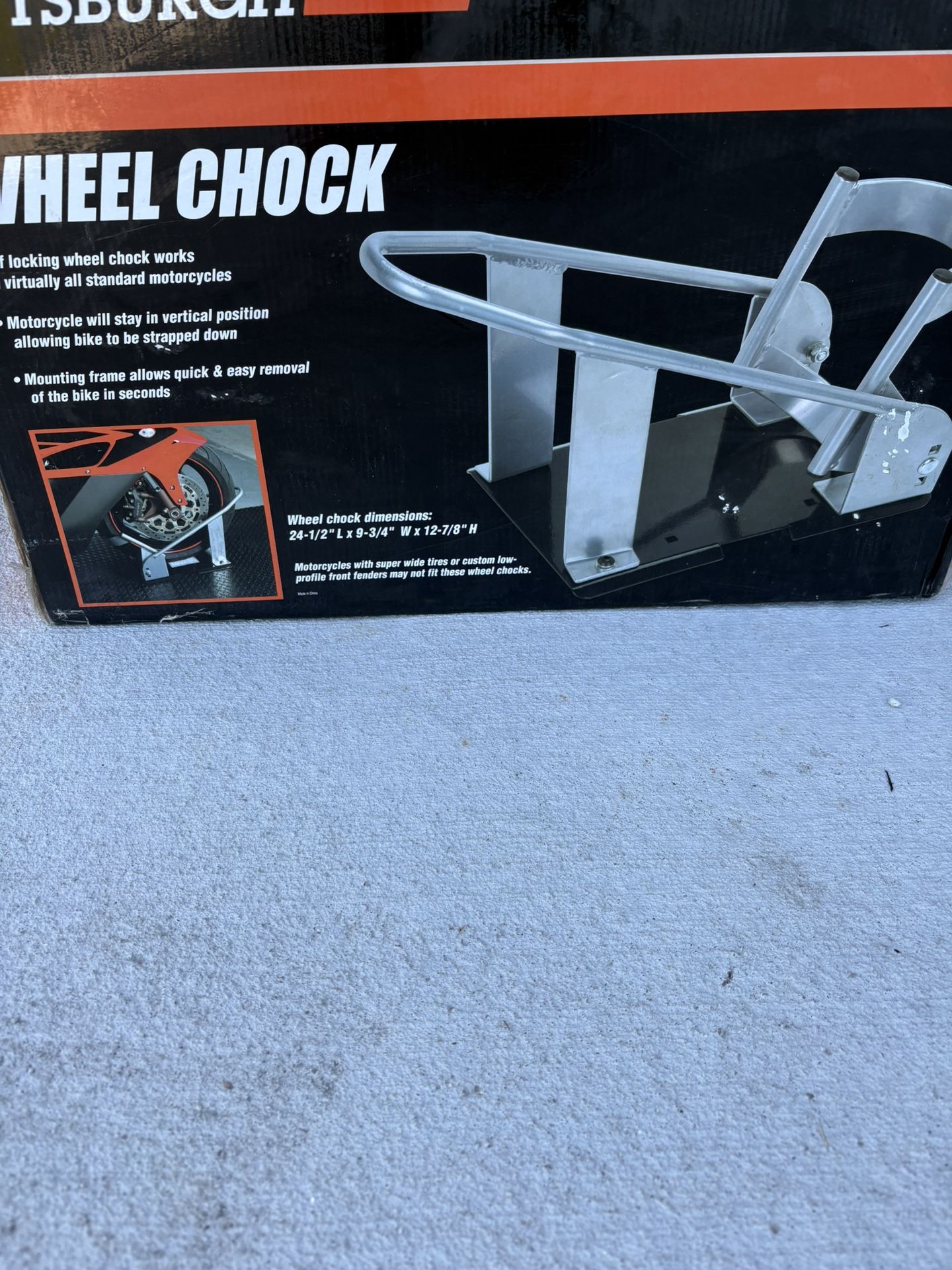 Wheel Chock For Motorcycle