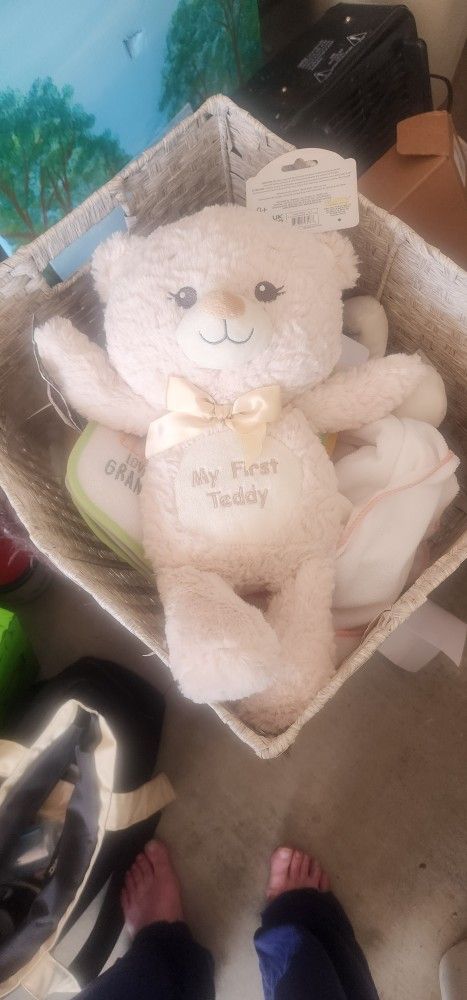 Kelly Brand 1st Bear With Rattle NEW