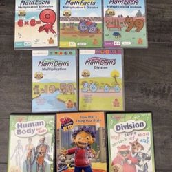 Kids Learning DVDs  STEM Math And Science $10 Each $10