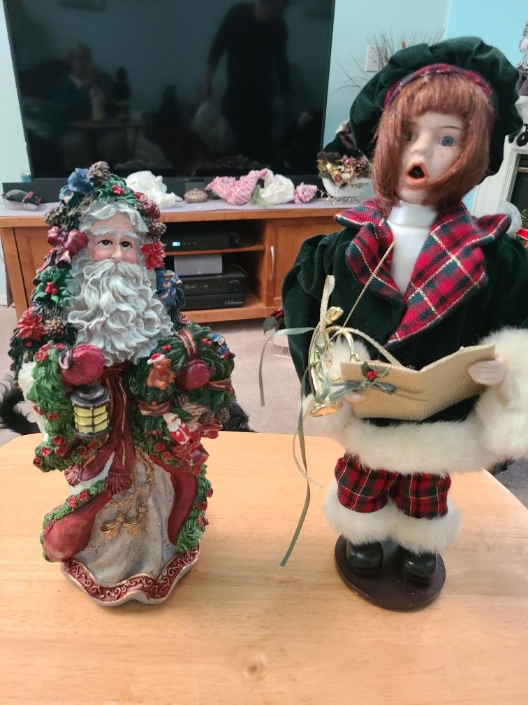 Old World Santa. Or Boy Caroler