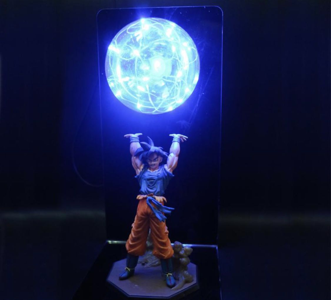 Dragon Ball Z Blue goku lamp