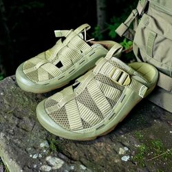Oboz Footwear Men’s Whakata Ease Green Hiking Sandals Sz 9
