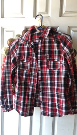 Medium Plaid Red Shirt