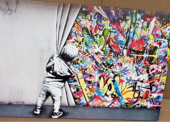 Mistyefly Banksy Behind the Curtain