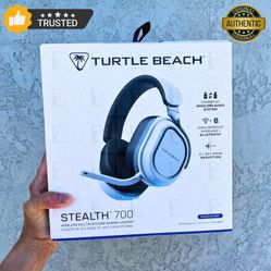 Turtle Beach Stealth 700 Gen 3 Wireless Gaming Headset for PlayStation – White, Bluetooth + 2.4GHz